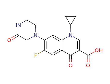 103237-52-1,oxociprofloxacin,3'-Oxociprofloxacin;4-Oxociprofloxacin; BAY-q 3542; Oxociprofloxacin