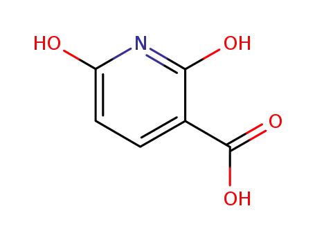 Molecular Structure of 10357-91-2 (2,6-Dihydroxynicolinic acid)
