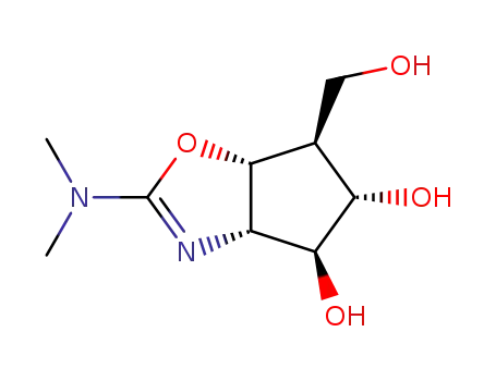 4H-Cyclopentoxazole-4,5-diol, 2-(dimethylamino)-3a,5,6,6a-tetrahydro-6-(hydroxymethyl)-, (3aR,4R,5R,6R,6aS)-
