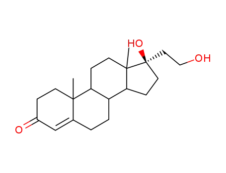 Molecular Structure of 10456-50-5 (17,20-dihydroxy-4-pregnen-3-one)