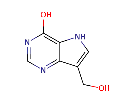 4H-Pyrrolo[3,2-d]pyrimidin-4-one,1,5-dihydro-7-(hydroxymethyl)-(9CI)