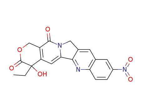 104195-61-1,Rubitecan,1H-Pyrano[3',4':6,7]indolizino[1,2-b]quinoline-3,14(4H,12H)-dione,4-ethyl-4-hydroxy-9-nitro-, (?à)-;