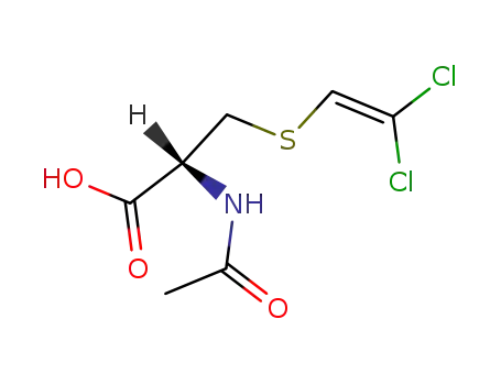 Molecular Structure of 126543-43-9 (N-acetyl-(2,2-dichlorovinyl)cysteine)