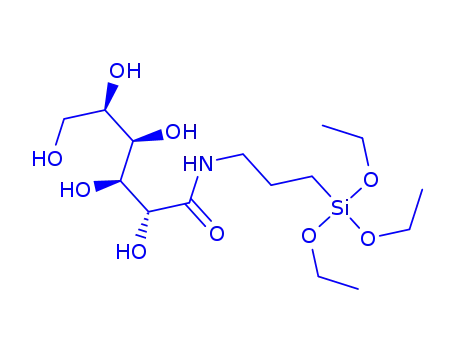 Molecular Structure of 104275-58-3 (N-(3-Triethoxysilylpropyl)gluconamide)