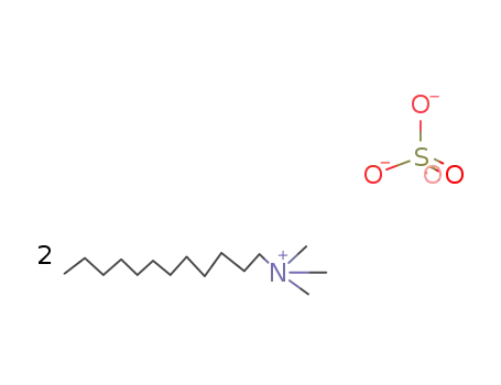 Molecular Structure of 26323-02-4 (Bis(dodecyltrimethylammonium) sulfate)