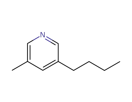Molecular Structure of 104293-90-5 (3-Picoline,5-butyl-(6CI))