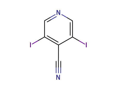 4-Pyridinecarbonitrile, 3, 5-diiodo-