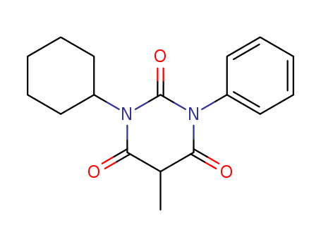 1-Cyclohexyl-5-methyl-3-phenylbarbituric acid