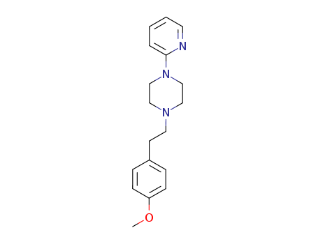 1040-91-1,1-[2-(4-methoxyphenyl)ethyl]-4-(pyridin-2-yl)piperazine,Piperazine,1-(p-methoxyphenethyl)-4-(2-pyridyl)- (6CI,7CI,8CI)