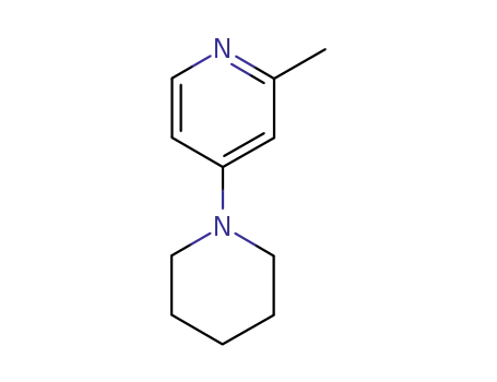 Molecular Structure of 103971-16-0 (2-Methyl-4-(1-piperidinyl)-pyridine)