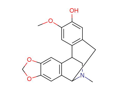 10481-92-2,Amurensine,11,5-(Iminomethano)-5H-benzo[4,5]cyclohepta[1,2-f]-1,3-benzodioxol-8-ol,10,11-dihydro-7-methoxy-13-methyl-, (5R)-; Amurensine (6CI,7CI); Amurensine(alkaloid)