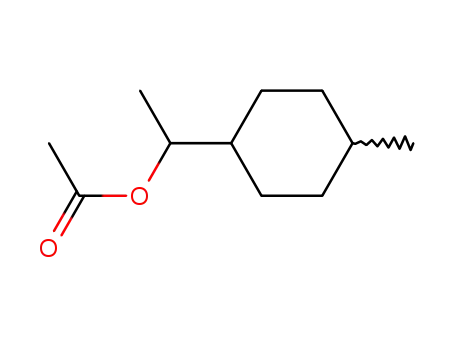 Molecular Structure of 63573-88-6 (trans-alpha,4-dimethylcyclohexylmethyl acetate)