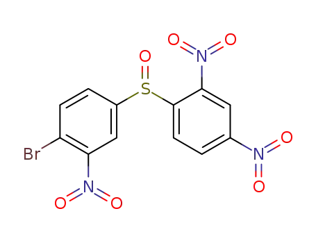 Molecular Structure of 1046-75-9 (1-bromo-4-[(2,4-dinitrophenyl)sulfinyl]-2-nitrobenzene)