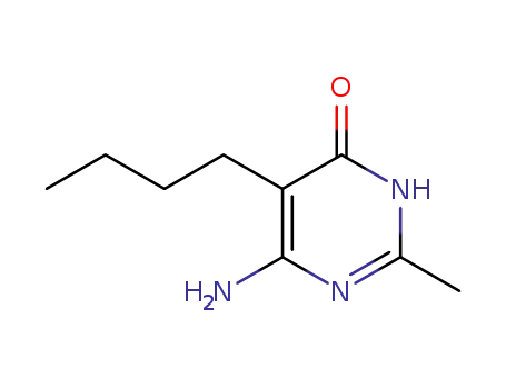 Molecular Structure of 103980-48-9 (6-amino-5-butyl-2-methylpyrimidin-4(1H)-one)