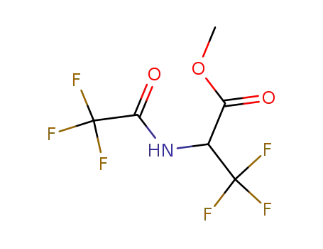 Molecular Structure of 103972-70-9 (METHYL 3,3,3-TRIFLUORO-N-(TRIFLUOROACETYL)ALANINATE)