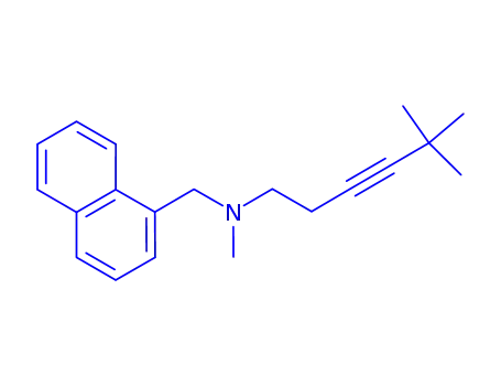 Molecular Structure of 104147-39-9 (N-(5,5-Dimethylhex-3-yn-1-yl)-N-methyl-1-naphthalenemethanamine)