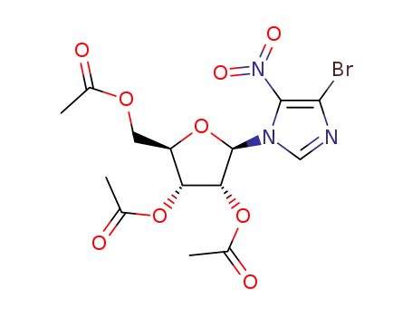 4-Bromo-5-nitro-1-(2,3,5-tri-O-acetyl-β-D-ribofuranosyl)imidazole