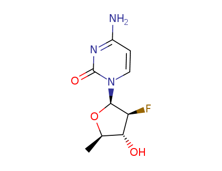 105281-07-0,4-amino-1-(2,5-dideoxy-2-fluoro-beta-D-arabinofuranosyl)pyrimidin-2(1H)-one,