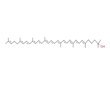 Molecular Structure of 105-92-0 (y,y-Carotene, 1,2-dihydro-1-hydroxy-)