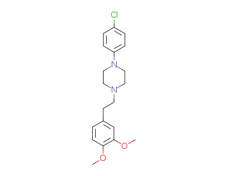 1050-04-0,1-(4-chlorophenyl)-4-[2-(3,4-dimethoxyphenyl)ethyl]piperazine,Piperazine,1-(p-chlorophenyl)-4-(3,4-dimethoxyphenethyl)- (7CI,8CI)