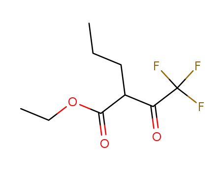 Molecular Structure of 10556-91-9 (4,4,4-TRIFLUORO-2-PROPYL-3-OXOBUTYRIC ACID ETHYL ESTER)