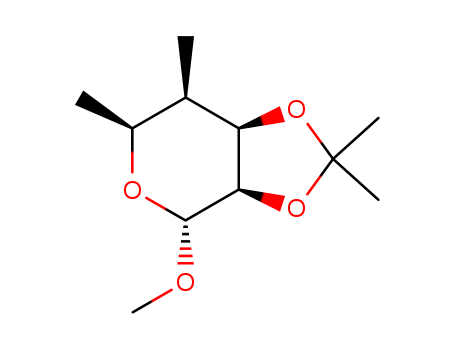 105678-16-8,methyl-4,6-dideoxy-2,3-O-isopropylidene-4-methylpyranoside,4H-1,3-Dioxolo[4,5-c]pyran,a-L-mannopyranoside deriv.