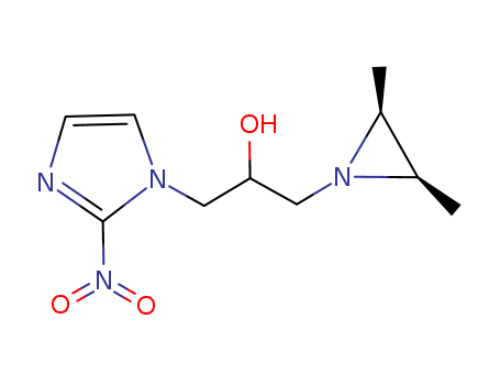 105027-78-9,1-[(2S,3S)-2,3-dimethylaziridin-1-yl]-3-(2-nitro-1H-imidazol-1-yl)propan-2-ol,1H-Imidazole-1-ethanol,a-[(2,3-dimethyl-1-aziridinyl)methyl]-2-nitro-,trans-; RSU 1065A; RSU 1165