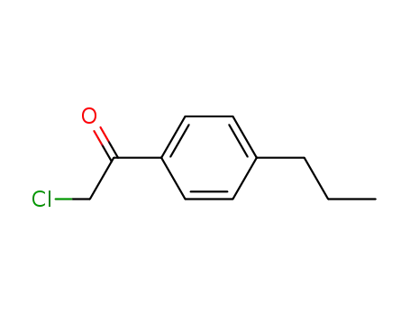 Molecular Structure of 105443-49-0 (2-chloro-4-propylacetophenone)