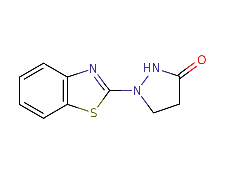 Molecular Structure of 10595-21-8 (3-Pyrazolidinone,1-(2-benzothiazolyl)-(6CI,7CI,9CI))