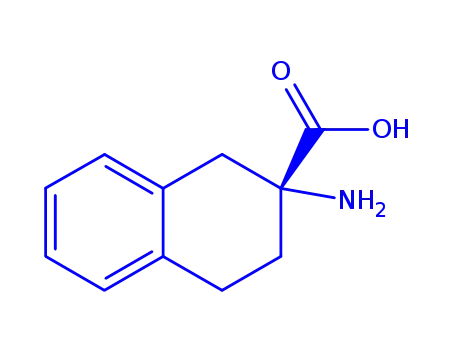 Molecular Structure of 74444-77-2 (D,L-2-AMINOTETRALIN-2-CARBOXYLIC ACID)