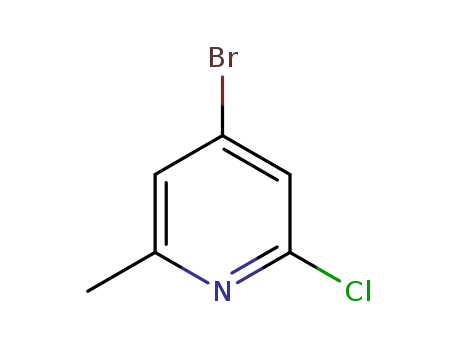 Molecular Structure of 1206250-53-4 (4-bromo-2-chloro-6-methylpyridine)