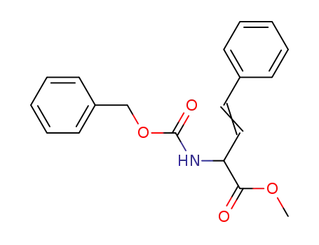 Molecular Structure of 106872-27-9 (2-CBZ-AMINO-4-PHENYLBUT-2-ENOIC ACID METHYL ESTER)