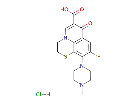 Molecular Structure of 106017-08-7 (Rufloxacin hydrochloride)