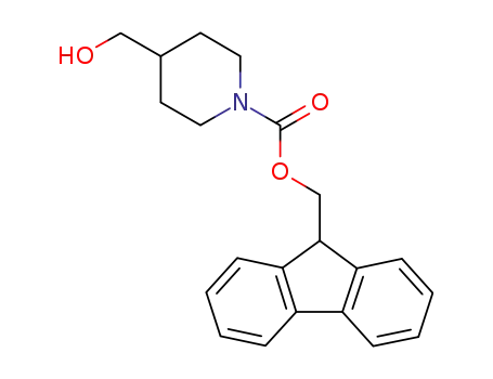 Molecular Structure of 1072502-03-4 (1-FMoc-4-(hydroxyMethyl)piperidine)