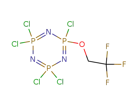 (trifluoroethoxy)pentachlorocyclotriphosphazene