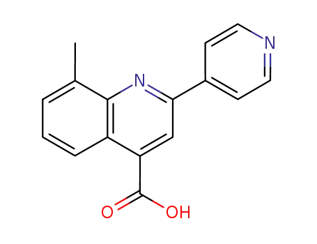 8-Methyl-2-pyridin-4-ylquinoline-4-carboxylic acid