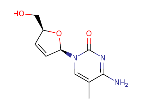 120826-44-0,4-amino-1-[5-(hydroxymethyl)-2,5-dihydrofuran-2-yl]-5-methylpyrimidin-2(1H)-one,