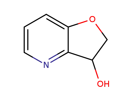 Molecular Structure of 107096-01-5 (Furo[3,2-b]pyridin-3-ol,2,3-dihydro-(9CI))