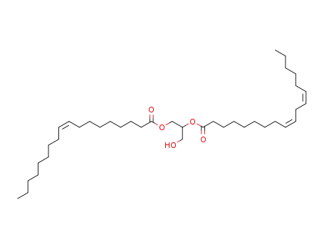 Molecular Structure of 106292-55-1 (1-OLEOYL-2-LINOLEOYL-RAC-GLYCEROL (CONTAINS 2% 1,3-ISOMER))