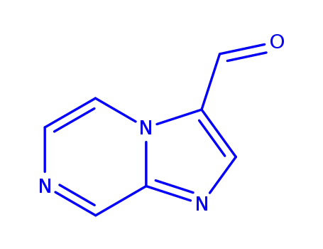Molecular Structure of 106012-58-2 (IMIDAZO[1,2-A]PYRAZINE-3-CARBALDEHYDE)