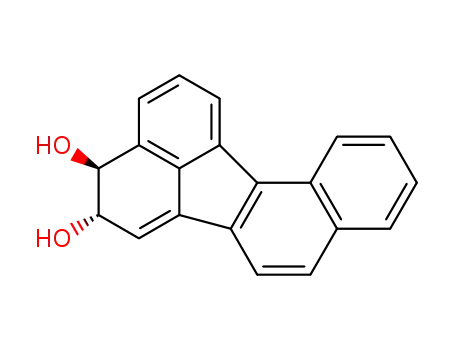 Molecular Structure of 106542-80-7 ((2S,3S)-2,3-dihydrobenzo[j]fluoranthene-2,3-diol)
