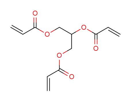 Molecular Structure of 5459-38-1 (1,2,3-propanetriyl triacrylate)
