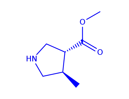 Molecular Structure of 885952-88-5 (methyl 4-methylpyrrolidin-3-carboxylate)