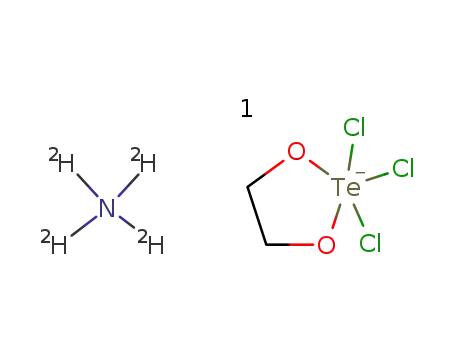 Molecular Structure of 106566-58-9 (AMMONIUM TRICHLORO[1,2-ETHANEDIOLATO-O,O']-TELLURATE)