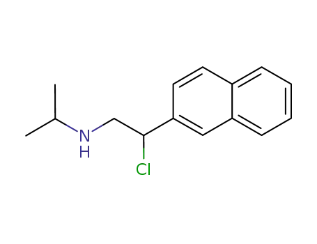 Molecular Structure of 1085-07-0 (N-[2-chloro-2-(naphthalen-2-yl)ethyl]propan-2-amine)