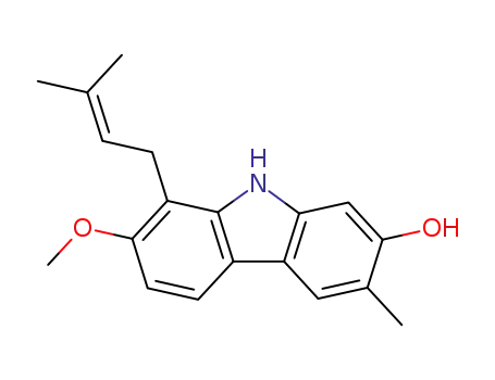 Molecular Structure of 107903-15-1 (Isomurrayafoline B)