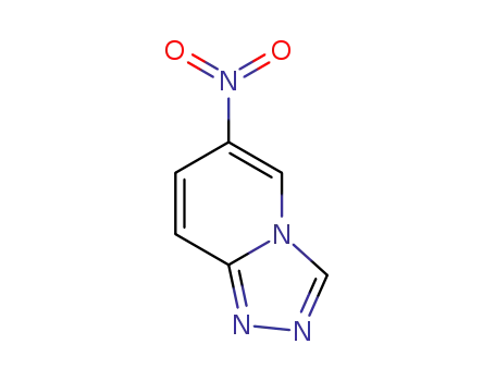 Molecular Structure of 502486-45-5 (1,2,4-Triazolo[4,3-a]pyridine,6-nitro-(9CI))