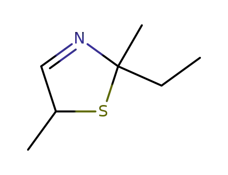 Molecular Structure of 108284-86-2 (2-ethyl-2,5-dimethyl-2,5-dihydro-1,3-thiazole)