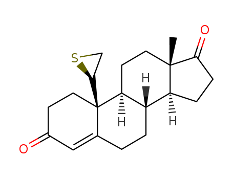 108180-16-1,10-thiirane-4-estrene-3,17-dione,Estr-4-ene-3,17-dione,10-thiiranyl-, [10(R)]-; Thiirane, estr-4-ene-3,17-dione deriv.