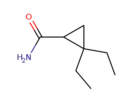 Molecular Structure of 75885-56-2 (Cyclopropanecarboxamide, 2,2-diethyl- (6CI,9CI))